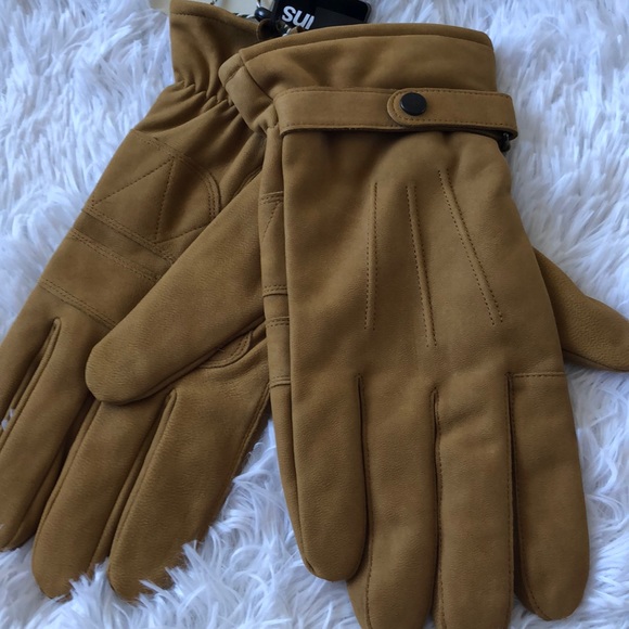 Barbour Leather Thinsulate Gloves - Picture 5 of 9